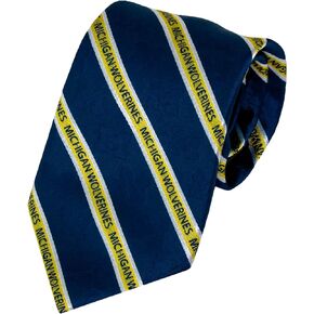 ربطة عنق مرخصة رسميًا من NCAA Michigan Wolverines