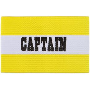 Champion Sports Soccer Captain's Arm Band - Yellow/White - One size