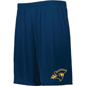 Navy Collegiate Shorts with Pocket, Officially Licensed Cotton Jersey Short
