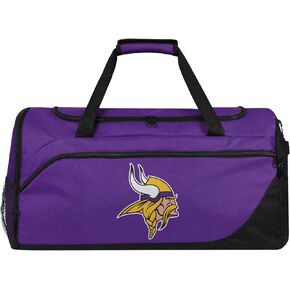 FOCO unisex-adult NFL Solid Big Logo Duffle Bag