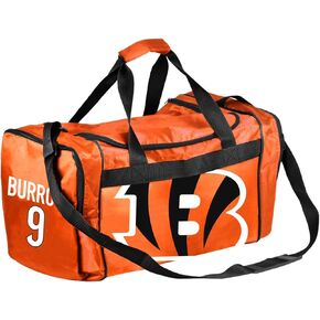 FOCO - NFL Cincinnati Bengals Official Duffel Gym Bag - Joe Burrow in Saudi Arabia