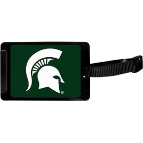 Siskiyou Sports Unisex NCAA Michigan State Spartans Luggage Tag, Black, 3.25"