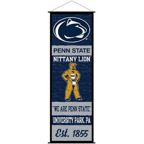 Penn State Nittany Lions Banner and Scroll Sign