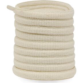 UGY® Beige Half Round Replacement Shoelaces for Sneakers, Oval Athletic Shoelaces 30 inch (76cm)