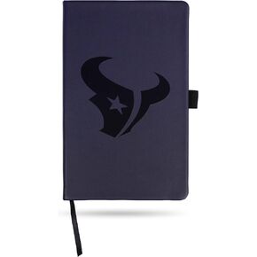 Rico Industries NFL Houston Texans Laser-Engraved Color Notepad, 5.25 x 8.25-inches