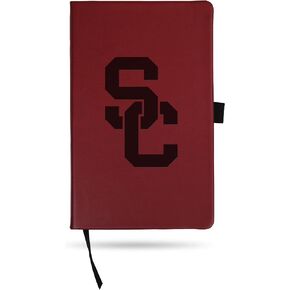 مفكرة ملونة محفورة بالليزر من Rico Industries NCAA USC Trojans، مقاس 5.25 × 8.25 بوصة