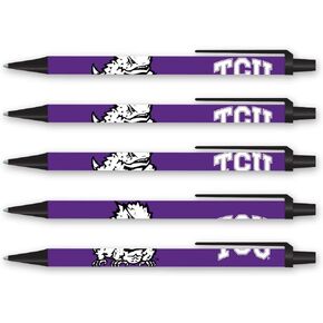 Tcu Horned Frogs Pen 5pk Stacked