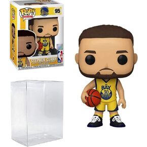 Stephen Curry Golden State Alternate Jersey #95 Pop Sports NBA Action Figure (Bundled with Pop Protector to Protect Display Box)