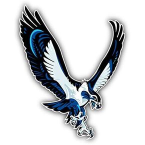 Seahawk Bird Logo Car Bumper Sticker Decal