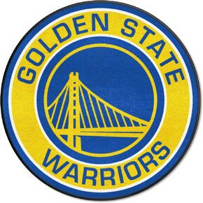 FANMATS 18835 NBA Golden State Warriors Roundel Mat , 27" Diameter