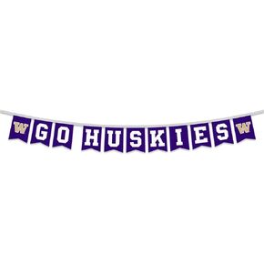 Washington Huskies Banner String Pennant Flags