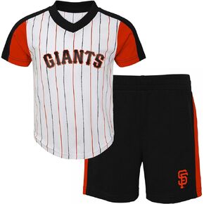 Outerstuff MLB Toddler 2-4 The Line Up Official 2 Piece Short Sleeve T-Shirt & Shorts Set