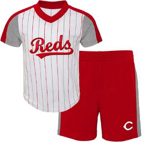 Outerstuff MLB Toddler 2-4 The Line Up Official 2 Piece Short Sleeve T-Shirt & Shorts Set