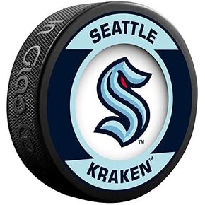 Seattle Kraken Officially Licensed Hockey Puck Retro Design