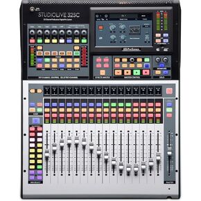 PreSonus StudioLive 32SC Compact 32-channel/26-bus digital mixer with AVB networking and dual-core FLEX DSP Engine