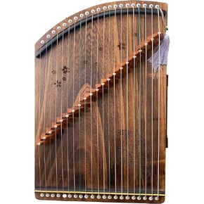 LANDTOM Guzheng Finger Trainer with Full Accessories/Guzheng Code/Backpack, Suitable for Professional/Adult/Beginner/Children 21 Strings (A, strings on bridges)