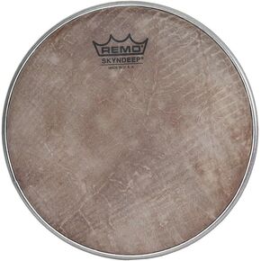 Remo DA4387SD-001 8.75-Inch DX Series Skyndeep Crimp Doumbek Head, Fish Skin Graphic