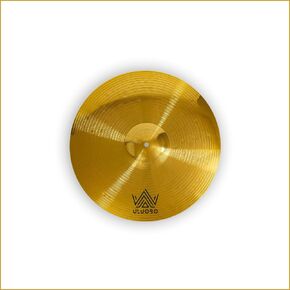 Clap Stack Cymbal, 3-Piece Cymbal Stack with Hammer Marks (11", 13", 15"), Smack Stack Cymbals for Drum Kits