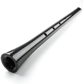 Carbon Fiber effct Traditional Musical instrument D key 5 hole 1.8 Shakuhachi With Box