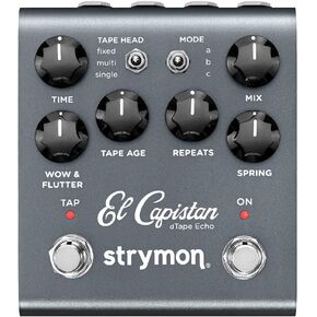 Strymon El Capistan V2 dTape Echo Guitar Pedal for Electric and Acoustic Guitar, Synths, Vocals and Keyboards