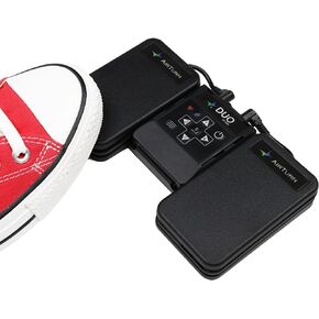 AirTurn DUO500 Silent Bluetooth Pedal Page Turner Teleprompt Live Stream App Controller