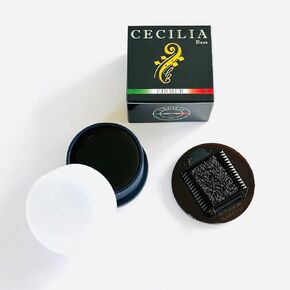 CECILIA Rosin for Bass 'Firmer' Formula, Bass Rosin Specially Formulated for Bass Bows with Included Rosin Spreader