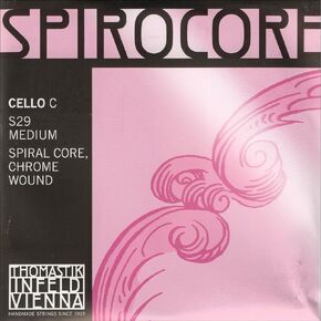 Thomastik-Infeld Spirocore 4/4 Cello C String - Chromesteel/Steel - Medium Gauge