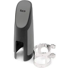 Rico Ligature & Cap, Bass Clarinet, Nickel (RBC1N)