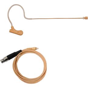 U-Voice UVS70D-SH4-CC Detachable Mini Headset Microphone for Shure (Cocoa Color)