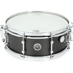 Gretsch Drums Brooklyn Standard Snare Drum - 5.5 بوصة × 14 بوصة، أسود لامع in Kuwait