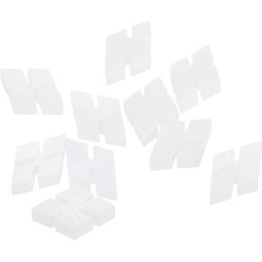 MECCANIXITY Guitar Fretboard Inlay Dots White Shell Fingerboard Inlays Mark Point 6x9x2mm For Guitar, Pack of 10
