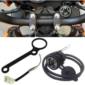 Compatible with Kawasaki Z125 pro (2017-2024) Motorcycle Phone USB Quick Charge 3.0 Type-c PD Dual USB Port + Adapter Wire Harness + Mount Bracket