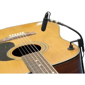 PMM19B-H4P-GT Guitar Clip-On Musical Instrument Microphone for Audio Technica Wireless Microphone and Phantom Power Input