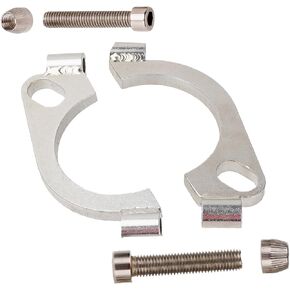 2 Pack 2.0" Split Flange Repair Kit,Iron galvanized 2 Bolt 2.0"/51mm Exhaust Flange Flat Split Flange Repair Replacement Kit