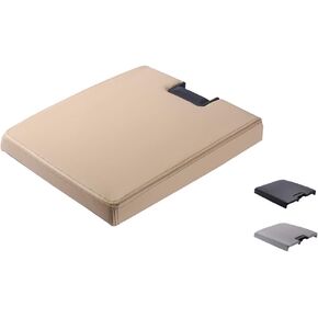 طقم غطاء وحدة التحكم المركزية مع مزلاج متوافق مع 2007-2013 Chevy Tahoe/Avalanche/2008-2014 Silverado/GMC Yukon(XL)/Sierra 1500/2500/3500 طقم إصلاح غطاء وحدة التحكم المركزية OEM 20864151 (أسود)