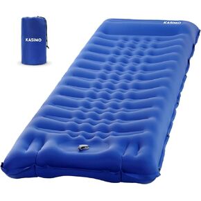 Camping Sleeping Pad, Ultralight Camping Mat with Pillow Built-in Foot Pump Inflatable Sleeping Pads Compact for Camping Backpacking Hiking Traveling Tent