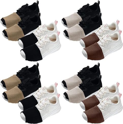 Haysandy 8 Pairs Dance Shoe Covers Over Shoes Socks for Dancer Women in Saudi Arabia