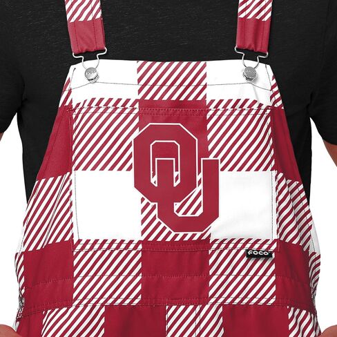 FOCO NCAA mens Ncaa College Bib Shortalls Summer Shorts Overalls in Saudi Arabia