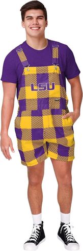 FOCO NCAA mens Ncaa College Bib Shortalls Summer Shorts Overalls in Saudi Arabia