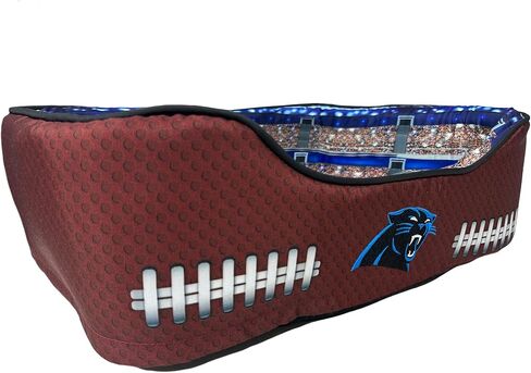 سرير للكلاب من NFL Carolina Panthers Stadium، سرير وسادة للحيوانات الأليفة للكلاب، سرير رياضي لكرة القدم للكلاب ووسادة صالة in Saudi Arabia