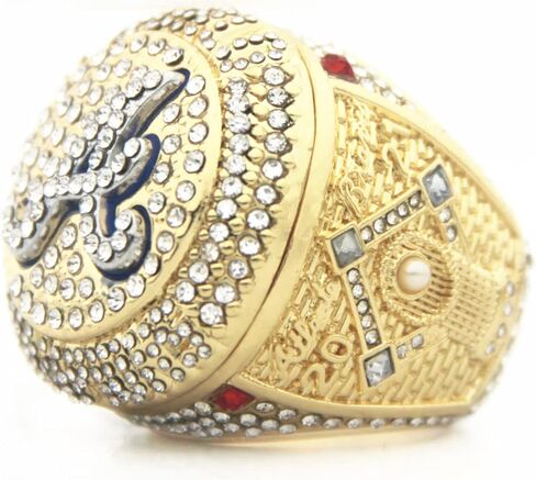 ATL 2021 Braves 13 ACUNA، JR سلسلة هدايا عيد الميلاد Cubs World Replica Champions Ring مجموعة حلقات بطولة أتلانتا مع صندوق خشبي هدايا للنساء والرجال والأطفال والأولاد والآباء in Kuwait