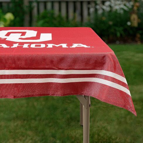 مفرش المائدة أو غطاء الطاولة بشعار شركة College Flags & Banners Co. Oklahomaooners in Saudi Arabia