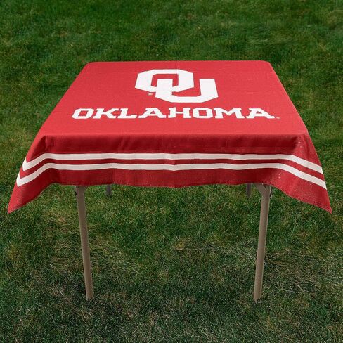 مفرش المائدة أو غطاء الطاولة بشعار شركة College Flags & Banners Co. Oklahomaooners in Saudi Arabia