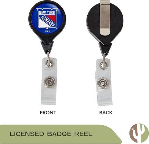 Desert Cactus New York Rangers NY NHL Team Retractable Badge Holder Ticket Clip Reel ID in Saudi Arabia