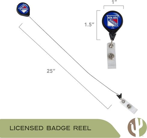 Desert Cactus New York Rangers NY NHL Team Retractable Badge Holder Ticket Clip Reel ID in Saudi Arabia