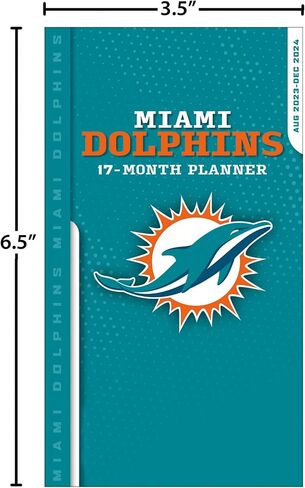 Miami Dolphins 2023-24 17-Month Pocket Planner in Saudi Arabia
