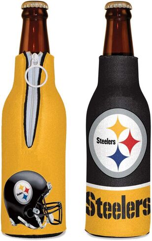 مبرد زجاجات Wincraft NFL Pittsburgh Steelers، ألوان الفريق، مقاس واحد in Saudi Arabia