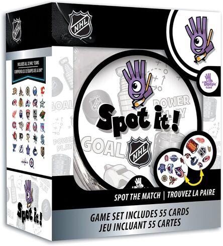 MasterPieces Game Day - لعبة NHL Spot It للأطفال والكبار والعائلة in Saudi Arabia