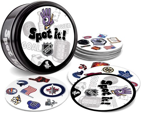 MasterPieces Game Day - لعبة NHL Spot It للأطفال والكبار والعائلة in Saudi Arabia