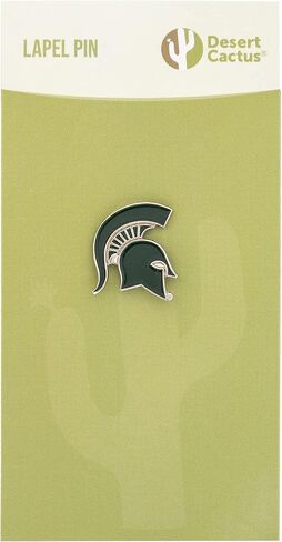 Desert Cactus Michigan State University Lapel Pins Spartans MSU Logo Enamel Made of Metal (Pin A) in Saudi Arabia